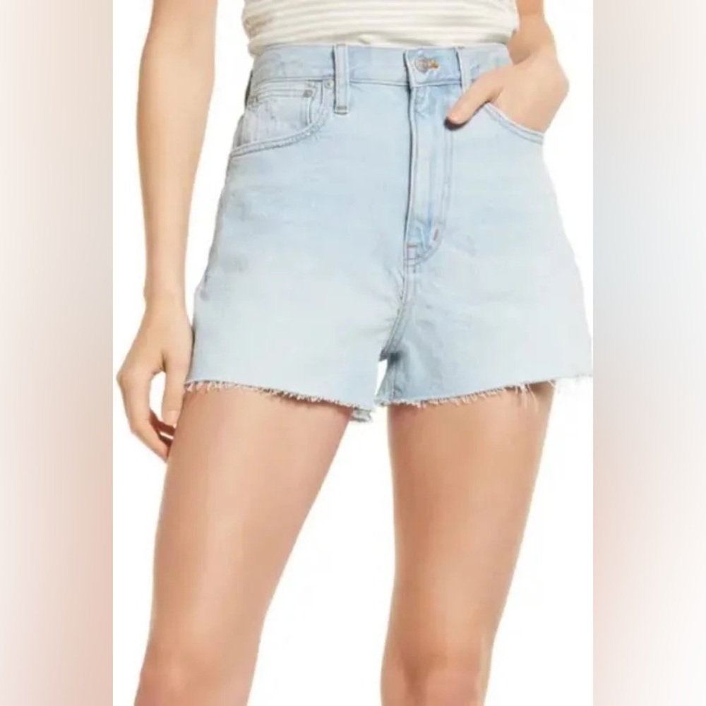 Madewell Light Blue Jean Shorts